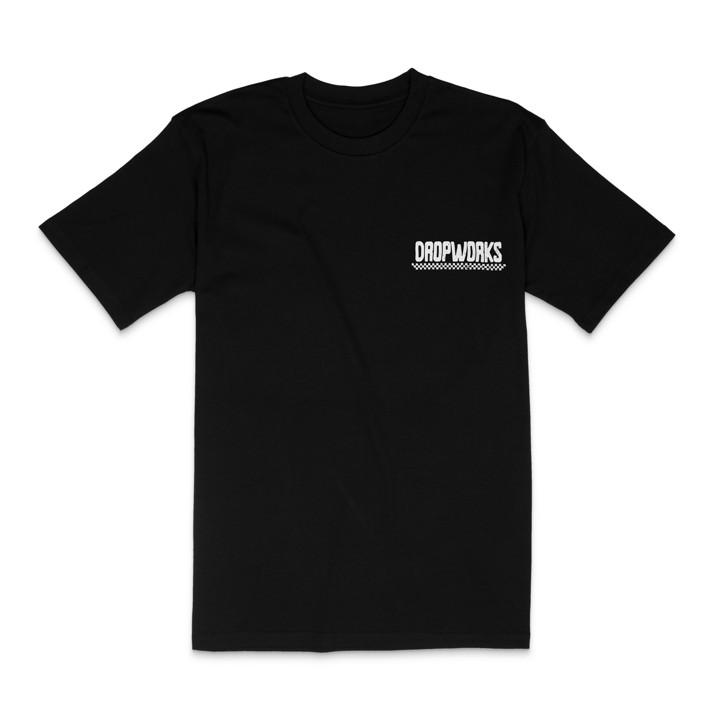 Dropworks retro tee - Black/white.