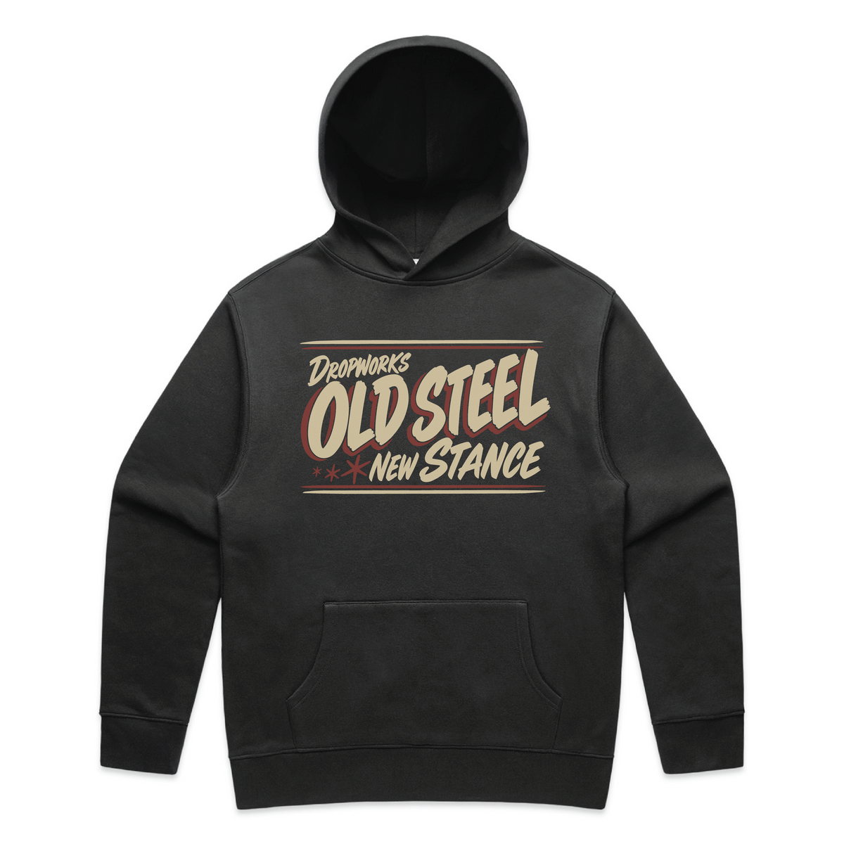 Old steel faded hoodie