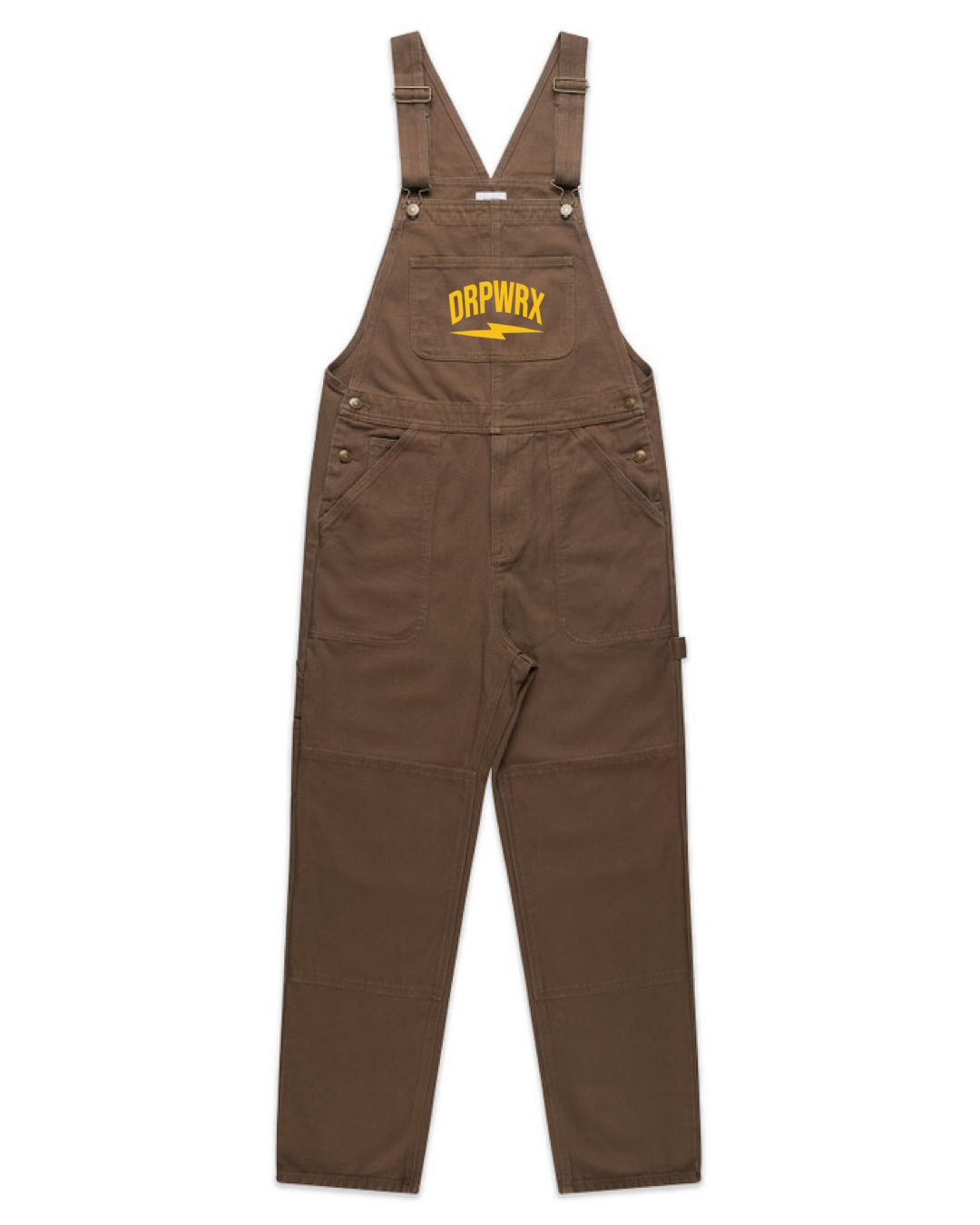 Bib and brace overalls - Walnut