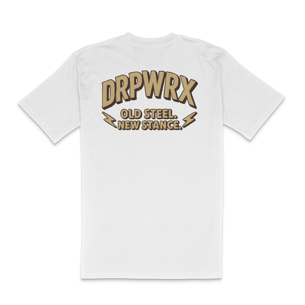 Sign writing White tee